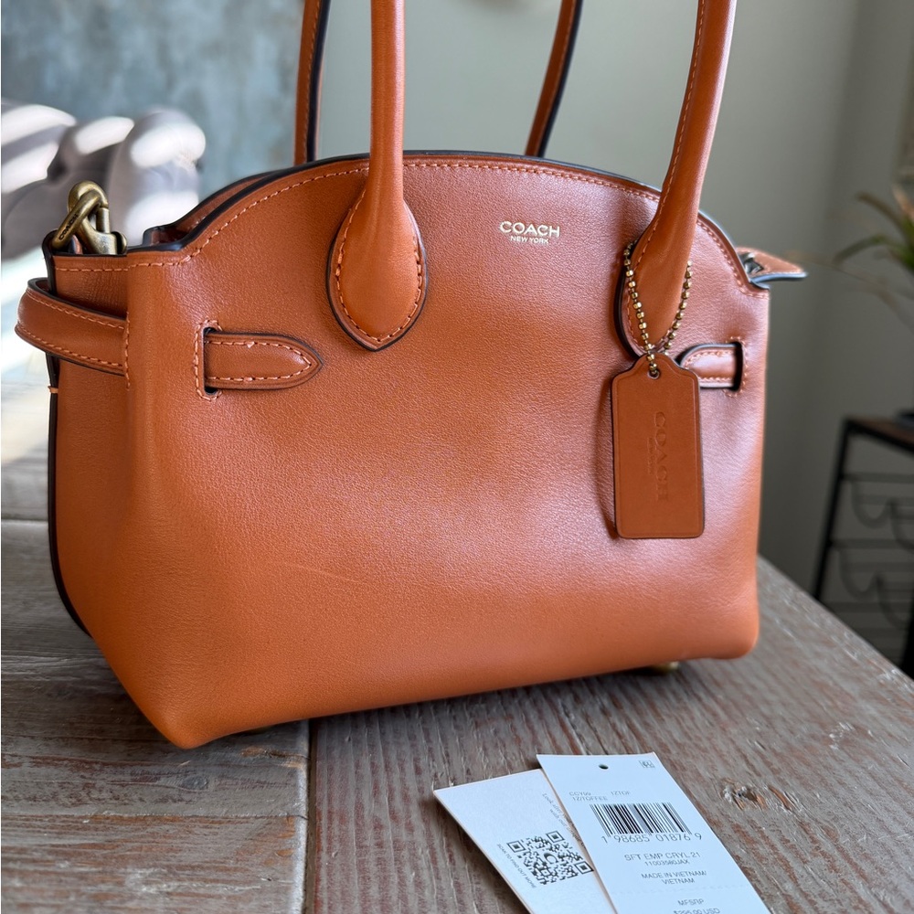 Coach Soft Empire Carryall Bag 21 - Toffee - Picture 2 of 5